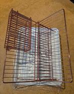 Nieuw afdruiprek koperkleurig met bestekbak en opvouwbaar, Ophalen of Verzenden, Nieuw