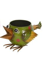 SUPERLEUKE VOGEL POT - METAAL, Rond, Nieuw, Ophalen of Verzenden, Metaal