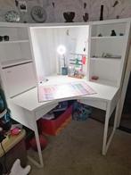 Ikea Micke hoekbureau, wit met lades, Ophalen, Gebruikt