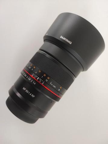 Canon MF RF lens 85mm 1.4 zgan