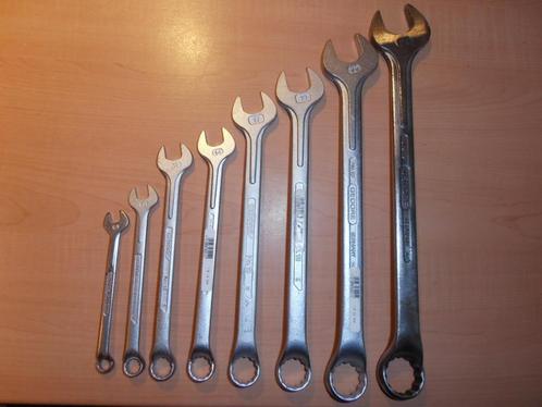 Zgan GEDORE 8 dlg steek-ringsleutel set type No.1B., Doe-het-zelf en Verbouw, Gereedschap | Handgereedschap, Zo goed als nieuw