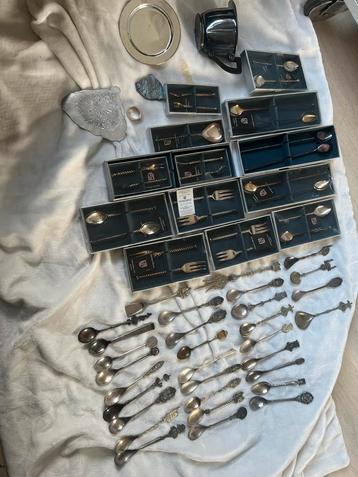 Antiek Zilver & Verzilverd Bestek Collectie beschikbaar voor biedingen
