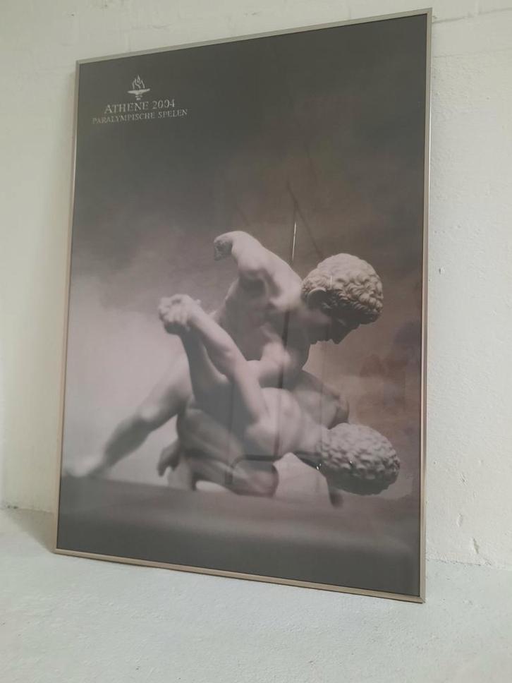 Zeer zeldzame poster van de para olympic Athene 2004, Antiek en Kunst, Kunst | Etsen en Gravures, Ophalen