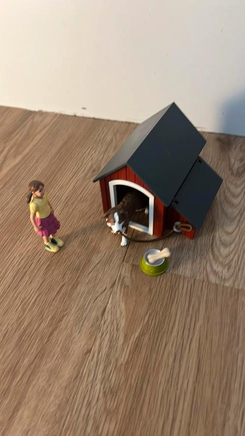 Schleich hondenhok 42376, Verzamelen, Speelgoed, Zo goed als nieuw, Ophalen of Verzenden