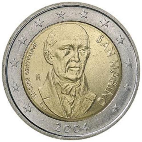 005 - San Marino 2 euro 2004 BU - Borghesi -, Postzegels en Munten, Munten | Europa | Euromunten, Setje, 2 euro, San Marino, Ophalen of Verzenden