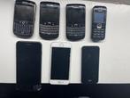 Gebruikte GSM telefoons ASpple en Balck Berry, Verzenden, Zwart, 64 GB, Niet werkend