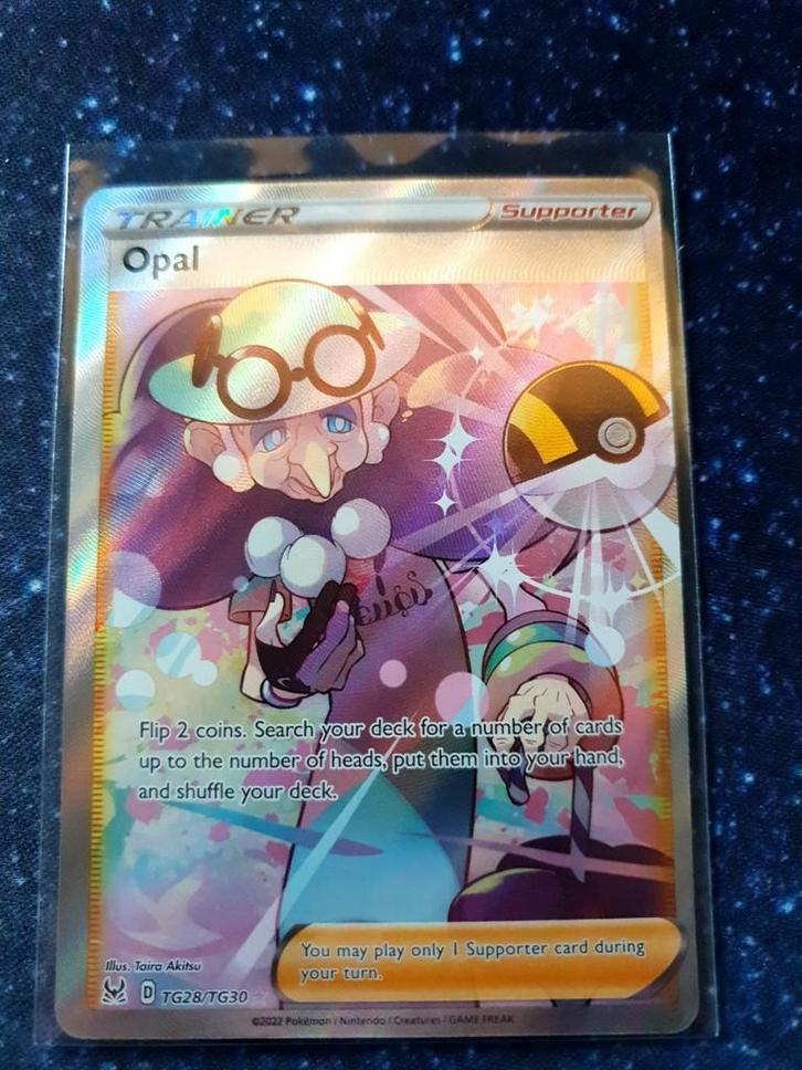 Pokémon kaart Opal #TG28 Lost Origin, Hobby en Vrije tijd, Verzamelkaartspellen | Pokémon, Zo goed als nieuw, Losse kaart, Ophalen of Verzenden