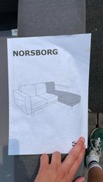 Norsborg IKEA bank, gratis af te halen, Ophalen, Gebruikt, 125 tot 150 cm, Hoekbank