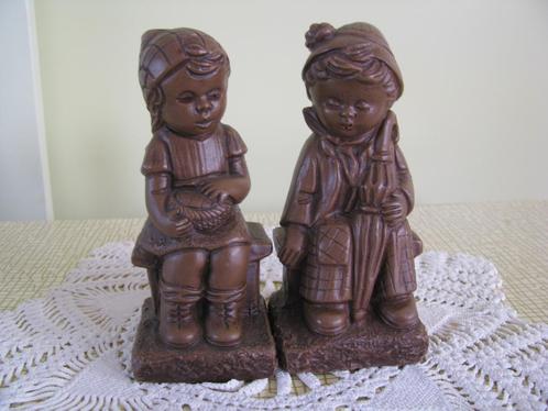 A.P. 441 & 442 gemerkt * Anton Perree * jongen & meisje, Verzamelen, Beelden en Beeldjes, Zo goed als nieuw, Mens, Ophalen of Verzenden