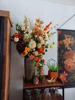 Groot kunstboeket in herfstkleuren, Ophalen of Verzenden, Nieuw, Binnen