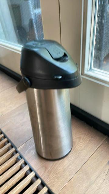 Thermoskan - RVS - Zwart beschikbaar voor biedingen