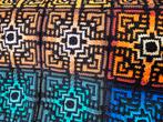 Handgemaakt gehaakte deken/plaid Medina tiles. Katoen., Ophalen of Verzenden, Nieuw, Haken, Overige typen