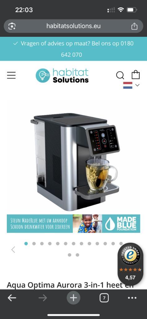 Heet en Koud Water Dispenser met Filter, Witgoed en Apparatuur, Waterkokers, Zo goed als nieuw, 2 liter of meer, Ophalen