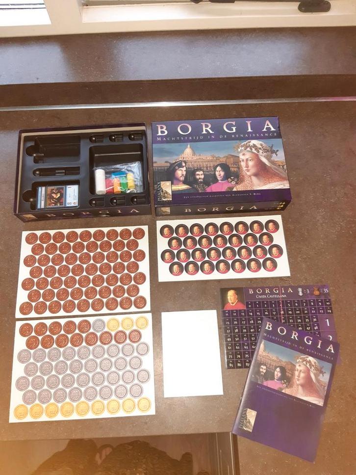 Borgia splinternieuw, Hobby en Vrije tijd, Gezelschapsspellen | Bordspellen, Nieuw, Ophalen of Verzenden