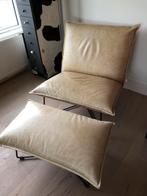 Jess leren fauteuil en hocker, Ophalen