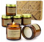 Scented candles. 6 nieuwe geurkaarsen, Huis en Inrichting, Woonaccessoires | Kandelaars en Kaarsen, Ophalen of Verzenden, Nieuw