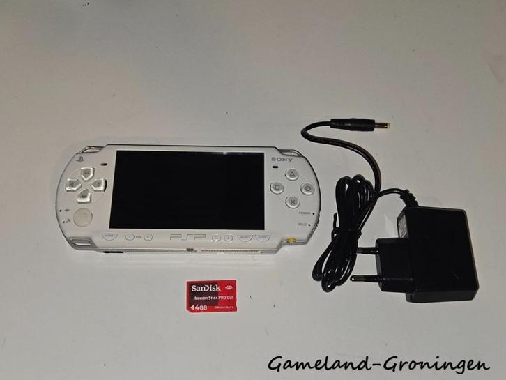 PSP Slim 2004 met Memorystick (Wit), Spelcomputers en Games, Spelcomputers | Sony PSP, Gebruikt, PSP Slim, Wit, Ophalen of Verzenden