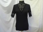 ONLY zwart stretch shirt - maat S, Only, Verzenden, Zwart, Zo goed als nieuw