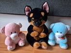 Ty knuffelset hondje 23 cm en 2 beertjes 15 cm NIEUW!, Ophalen of Verzenden, Nieuw, Hond