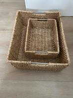 Rietenmanden, Huis en Inrichting, Ophalen, Gebruikt, Mand, Vierkant