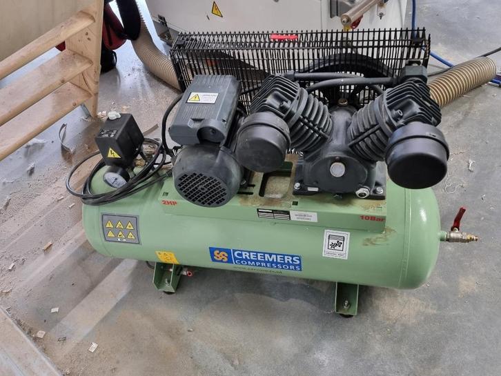 Creemers compressor csg310/60, Doe-het-zelf en Verbouw, Compressors, Zo goed als nieuw, 6 tot 10 bar, 25 tot 100 liter, 200 tot 400 liter/min