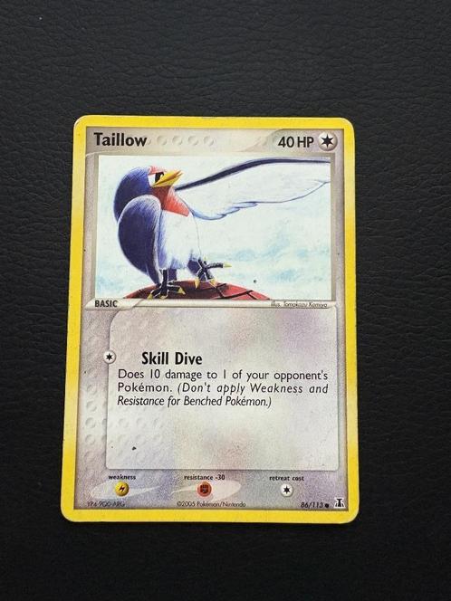 Taillow #86 Pokemon Delta Species, Hobby en Vrije tijd, Verzamelkaartspellen | Pokémon, Zo goed als nieuw, Losse kaart, Ophalen of Verzenden