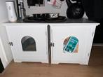 Hondenhok/kattenhuisje te koop 1 stuk wit hout, Ophalen, Zo goed als nieuw, 110 cm of meer