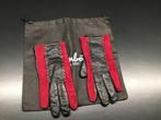 Laimbock mooie leren handschoenen rood-zwart  t 7,5, Handschoenen, Ophalen of Verzenden, Zo goed als nieuw