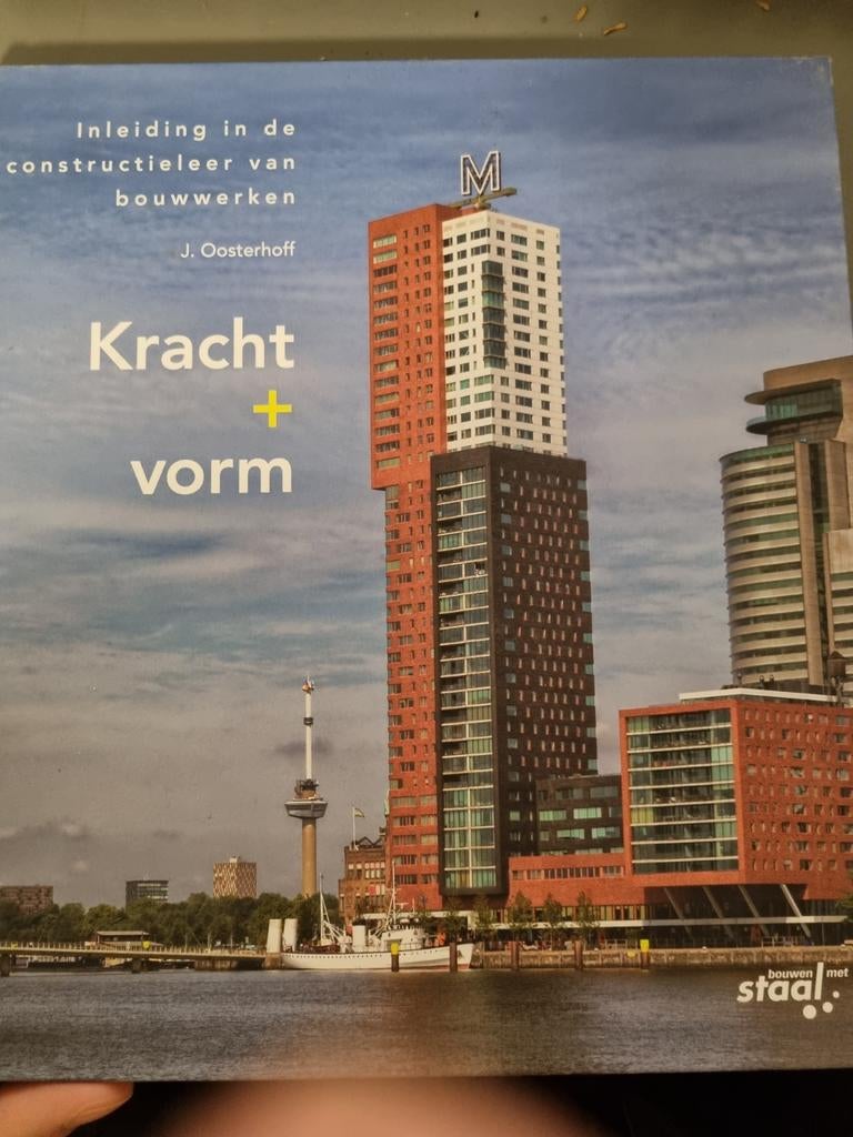 J. Oosterhoff - Kracht plus vorm, Boeken, Techniek, Zo goed als nieuw, Bouwkunde, Ophalen of Verzenden