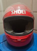 Motorhelm rood Maat M Shoei, Motoren, Ophalen, Tweedehands, Integraalhelm, Shoei