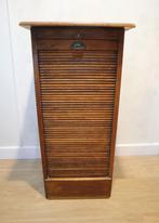 rolluikkast eiken, Huis en Inrichting, Kasten | Roldeurkasten en Archiefkasten, Gebruikt, 100 tot 150 cm, Eikenhout, 25 tot 50 cm
