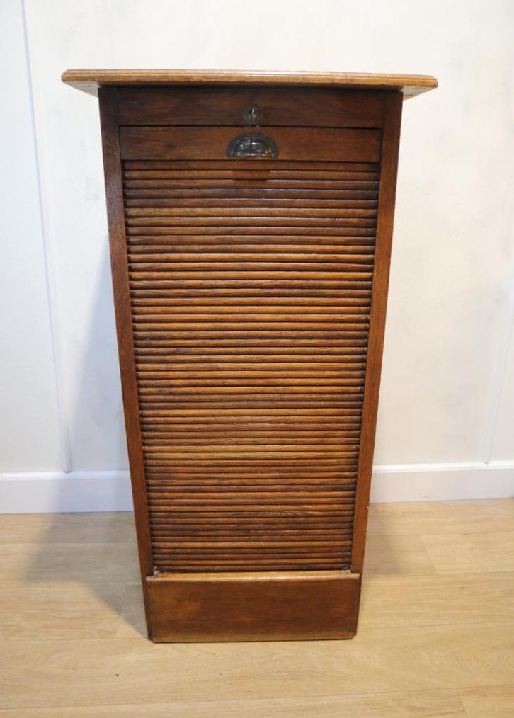 rolluikkast eiken, Huis en Inrichting, Kasten | Roldeurkasten en Archiefkasten, Gebruikt, 100 tot 150 cm, 50 tot 100 cm, 25 tot 50 cm