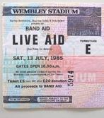 Live aid concert ticket gezocht wanted, Ophalen of Verzenden, Gebruikt