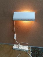 massive, bedlampje, metaal, wandlamp, vintage,, Huis en Inrichting, Ophalen of Verzenden, Gebruikt, Metaal