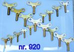 Nr. 920-7 messing kloksleutel/opwindsleutel 4,00 mm. € 4,60, Antiek en Kunst, Ophalen of Verzenden