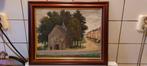 1935 schilderij van kapel in Belgie, Antiek en Kunst, Kunst | Schilderijen | Klassiek, Ophalen of Verzenden