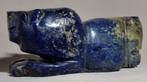 Perzische Sassaniden 4/7e eeuw lapis lazuli leeuw amulet, Verzenden