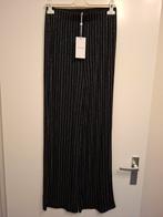 Nieuwe Vila broek met glitter strepen - Maat M, Kleding | Dames, Broeken en Pantalons, Maat 38/40 (M), Zwart, Vila, Nieuw