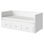 Ikea Hermnes bed in wit(beschadigd), Ophalen, Eenpersoons, Wit, Scandinavisch