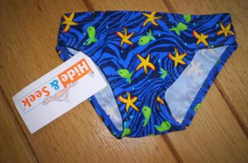 HIDE & SEEK zwembroek blauw met zeesterren maat 74 - nieuw - beschikbaar voor biedingen