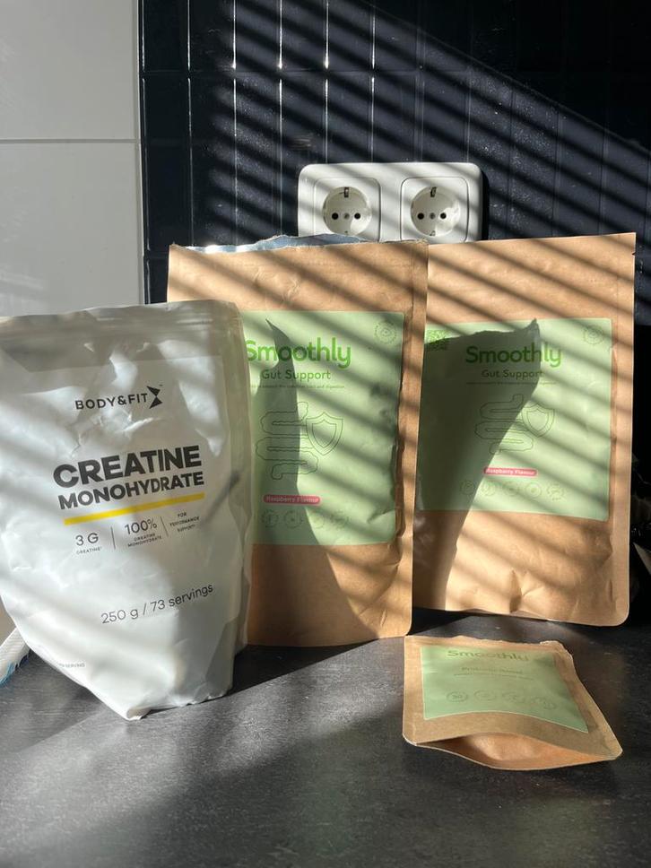 Creatine & Smoothly Gut Support Supplementen, Sport en Fitness, Fitnessmaterialen, Nieuw, Overige typen, Armen, Ophalen of Verzenden