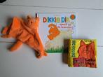Dikkie Dik setje boeken en knuffel, Kinderen en Baby's, Ophalen of Verzenden, Gebruikt, Overige typen