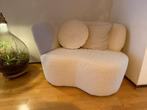 Bouclé fauteuil van Woood, Huis en Inrichting, Banken | Sofa's en Chaises Longues, Ophalen, Eenpersoons, 75 tot 100 cm, Zo goed als nieuw