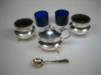 Antiek Zilveren Peper Zout en Mostert Set uit Engeland 1920, Antiek en Kunst, Verzenden, Zilver