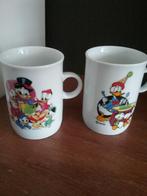 2 DISNEY porseleinen "DONALD DUCK" bekers, Verzamelen, Ophalen of Verzenden, Donald Duck, Zo goed als nieuw, Servies