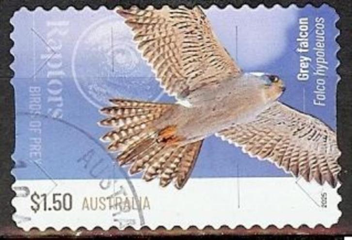 614 Australië 2025 Raptors s/a, Postzegels en Munten, Postzegels | Oceanië, Gestempeld, Verzenden