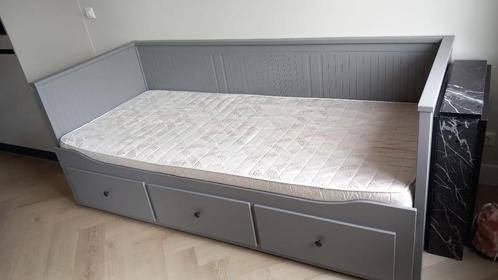 Bedbank met drie lades en evt uitschuifbaar tot 2 pers. bed, Huis en Inrichting, Slaapkamer | Slaapbanken, Gebruikt, 80 cm, 200 cm