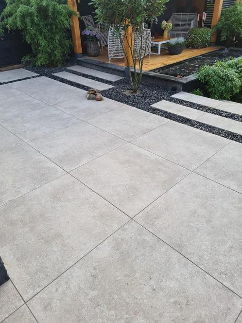 AKTIEPRIJS keramische tuintegels Elegance Beige 90x90x3 cm, Tuin en Terras, Tegels en Klinkers, Nieuw, Terrastegels, Keramiek