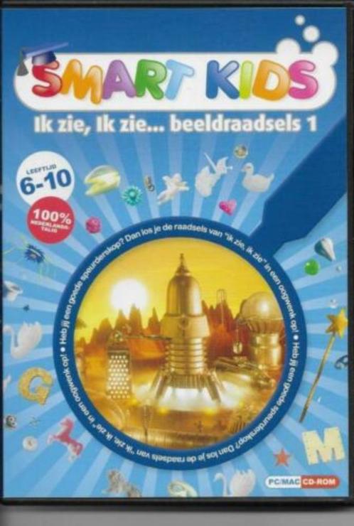 PC CD-rom computerspel Smart Kids beeldraadsels, deel 1, Spelcomputers en Games, Games | Pc, Zo goed als nieuw, Puzzel en Educatief