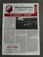FC Utrecht - Vitesse seizoen 93-94 Wedstrijdprogramma, Verzamelen, Sportartikelen en Voetbal, Ophalen of Verzenden, F.C. Utrecht
